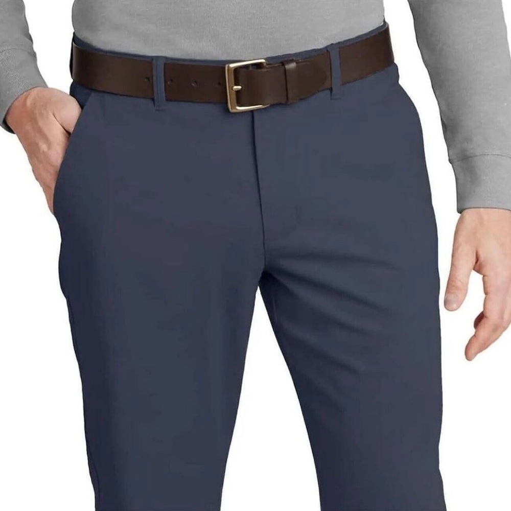 Men’s English Laundry Cotton/Nylon/Spandex Navy Chino 36x34 Slim Fit